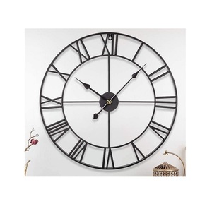 Reloj de pared de Metal de Color dorado para uso en el hogar y el Hotel, decoración de sala de estar, dormitorio, reloj de pared de hierro hecho a mano - Product Image 6
