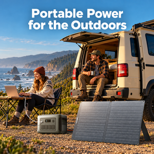 Panneau solaire monocristallin TOPCon 16BB pliable noir 100W, portable pour le camping en plein air - Product Image 4