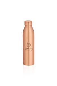 Bouteille d'eau en cuivre avec logo gravé au laser et finition polie de haute qualité adaptée à l'utilisation de cadeaux d'entreprise - Product Image 4