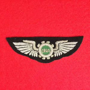 Épaulettes de pilote norvégien en fils d'argent massif - Product Image 2