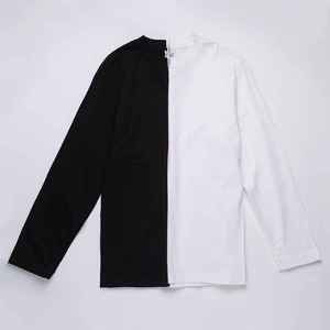 Sweat-shirt à manches longues chaud d'hiver pour hommes meilleure qualité nouveau Style Street-Wear couleur unie teint en plaine impression numérique - Product Image 4