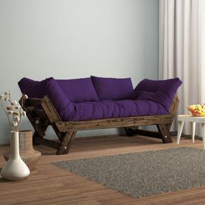 CPT8121-210 per divano 2 posti Color noce-viola Adalar tinta unita
