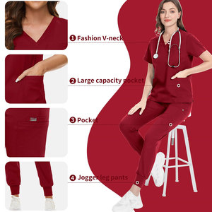 Venta caliente hecho en Pakistán Mujeres Médico Scrub Respetuoso con el medio ambiente Mujeres sostenibles Medical Scrub - Product Image 5