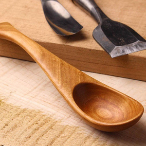 Nouveau bois de manguier cuisine et table cuillère de service couleur marron dernière conception cuillère à salade pour mariage et ustensile de cuisine fait à la main - Product Image 3