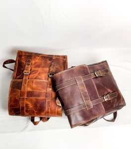 Sac à bandoulière en cuir pour hommes et femmes-Taille 11 pouces COULEUR MARRON Taille M L XL Prix de vente 15 $ Carte de crédit acceptée - Product Image 3