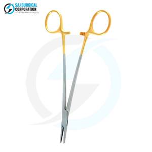 Portaagujas Debakey Manual de Acero Inoxidable de Grado Hospitalario, Instrumento con Certificación CE para una Sutura Confiable en Quirófano - Product Image 1