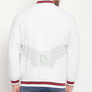 Blouson aviateur uni pour hommes tenue décontractée Blouson aviateur léger à prix d'usine pour hommes - Product Image 4
