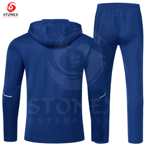 Survêtement de sport unisexe avec logo personnalisé de haute qualité Ensemble 2 pièces Survêtement d'entraînement pour hommes - Product Image 2