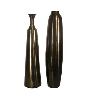 Nuevos jarrones de metal con diseño de lujo, soportes de flores de calidad superior para decoración del hogar, jarrones altos elegantes y modernos en tendencia - Product Image 1