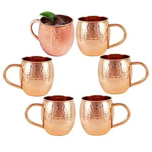 Tazas Moscow Mule de Cobre Sólido - Forma y Color Personalizables, Estilo Americano, Portátiles para Cerveza, Agua, Vodka y Otras Bebidas - Uso en Fiestas - Product Image 2