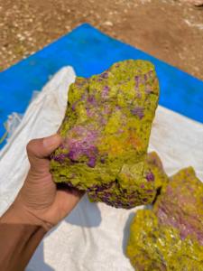 หิน atlantasite หยาบคุณภาพสูงจากออสเตรเลียและหินแกะสลักสีเข้มสดใส - Product Image 3