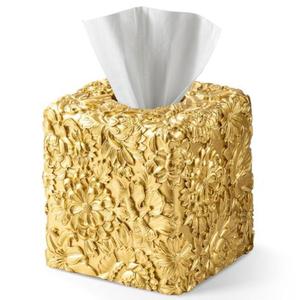 Porte-mouchoir en résine de qualité supérieure avec un design facile d'accès et parfait pour les grands mouchoirs carrés dans une décoration intérieure élégante - Product Image 4