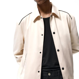Nouveau design, veste en satin de qualité supérieure pour hommes, vestes légères pour l'hiver, vestes en satin pour hommes avec impression de logo personnalisé - Product Image 6