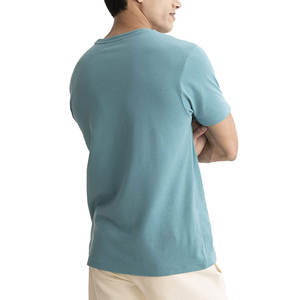 T-shirt de sport de course à pied Muscle Fit pour homme sur mesure avec logo imprimé coupe ample col rond demi-manches 100% coton dernier modèle - Product Image 4