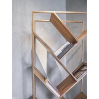 Vitrina de teca para restaurante, hotel, villa, resort, cafetería, mobiliario comercial para hostelería