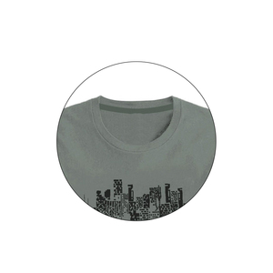 Sublimation personnalisée T-shirts décontractés en satin pour hommes 100% coton Chemises de sport en polyester/polyester à séchage rapide - Product Image 2