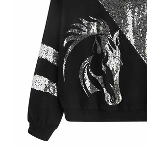 Meilleure vente OEM pour femmes sweats à capuche épais à manches longues Streetwear avec logo avant Nouvelle arrivée Collection Hiver - Product Image 4