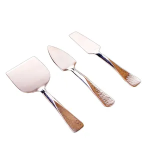 Nuevo diseño al por mayor personalizado mejor vendedor indio a precio razonable herramientas de queso de níquel plateado cortador de pasteles y servidor de pasteles - Product Image 1