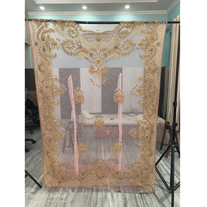 Somali ชุดเดรสแบบดั้งเดิม3ชิ้นพร้อมผ้าคลุมไหล่เข้าชุดสำหรับผู้หญิง - Product Image 1