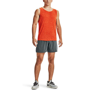 Débardeurs côtelés personnalisés pour hommes 2024, couleur unie, style stringer de gym, grande taille, respirant, extensible, haut de sport, col en V, style hip-hop - Product Image 4