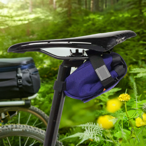Bolso para bicicleta de lona personalizable hecho a mano de fábrica, estilo de vestido personalizado con función portátil para exteriores/acampada - Product Image 4
