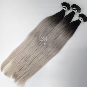 Extension de cheveux à la kératine vierge Vietnam cheveux à pointe plate cheveux naturels droits 14 pouces à 30 pouces - Product Image 2