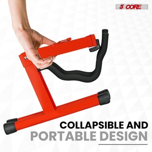5 Core Guitar Stand A Frame w Soft <b>Foam</b> Arm Non Slip Rubber for Acoustic <b>Electric</b> Bass Ukulele - Product Image 6
