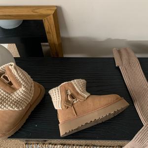 Bottes courtes pour femmes, nouvelle collection, très vendues, douces, chaudes, antidérapantes, en coton, chaussures en laine, chaussures décontractées à la mode - Product Image 4