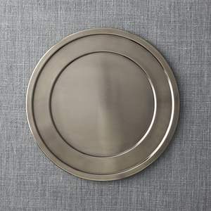 Placa cargadora de metal minimalista moderna para configuración de comedor contemporánea servicios de catering hoteles restaurantes y eventos - Product Image 1