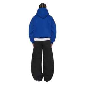 Sweat à capuche court surdimensionné pour hommes de haute qualité 100% coton Streetwear Heavyweight 400-600 Gsm 420 450 Hoodie - Product Image 5