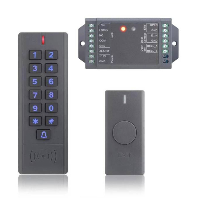 Wireless Standalone Access Control Keypad RFID 125Khz Door Access Control Kit System
