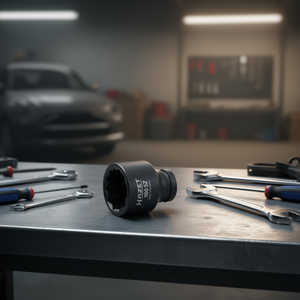 Hazet 1/2'' 12-Point Square <b>Socket</b> with Traction Profile and Borehole - Product Image 3