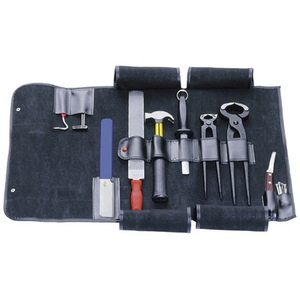 Outils de maréchaux professionnels Kit de toilettage 8 pièces pince à râper en cuir sabots sac tondeuse couteau à sabot Kit de toilettage en fer à cheval - Product Image 1