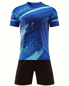 Sublimación personalizada Impreso Camisetas populares Ropa de fútbol Número personalizado Camisetas de fútbol Deportes para adultos Jugadores de fútbol Jersey - Product Image 1