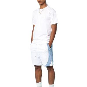 <b>Mens</b> 100% Cotton T Shirts <b>Short</b> Set Customizable Factory Summer Streetwear Crew Neck Tee Shirt Tracksuit Printed OEM Available - Product Image 4