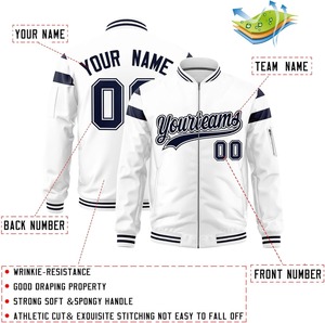 College <b>Varsity</b> <b>Bomber</b> <b>Jacket</b> Satin Fabric Zip Up Design Unisex Oversized Teamwear Embroidery Sublimation <b>Jacket</b> for <b>Men</b> - Product Image 6