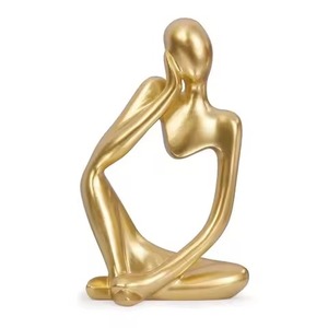 Handmade Modern Metal Sculpture with Unique Abstract Design for Wedding Table Top Centerpiece Home Office Decor - Product Image 2