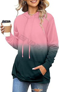 2025 femmes XS pull à capuche sweats Logo personnalisé décontracté vêtements d'hiver avec col zippé couleur unie Style d'automne - Product Image 2