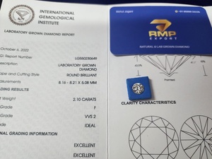 Kim Cương Phòng Thí Nghiệm-Kim Cương Phòng Thí Nghiệm Đánh Bóng Melee Kim Cương Phòng Thí Nghiệm Tự Nhiên VVS1 Bán Buôn Không Có Giấy Chứng Nhận Dùng Cho Trang Sức - Product Image 5