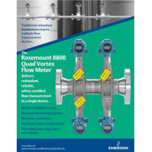 Yüksek kalite ve dünya standartlarında güvenilirliğe sahip kritik kurulumlar için R O Semount 8800 Quad MultiVariable <span class=keywords><strong>Vortex</strong></span> akış ölçer - Product Image 6