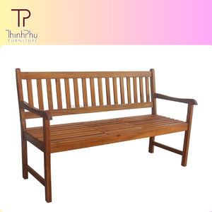 Banc en bois massif moderne pour usage extérieur dans les parcs, les centres commerciaux, les hôtels, les villas - Thinh Phu Furniture - Usine - Product Image 1