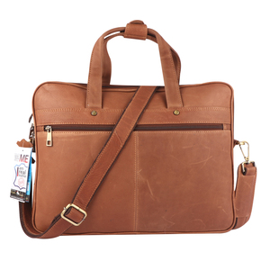 Sac cartable à bandoulière décontracté de grande capacité à la mode pour hommes nouveauté cuir PU durable d'Inde - Product Image 1
