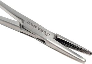 เครื่องมือผ่าตัดทางการแพทย์ของผู้ผลิตปากีสถานที่ยึดเข็มสเตนเลสสตีลคีมเย็บและที่ยึดเข็ม - Product Image 3