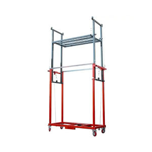 Plateforme d'échafaudage pliable de 8 m avec système de levage à commande à distance pour les travaux de plafond intérieurs industriels, outil d'accès en hauteur - Product Image 5