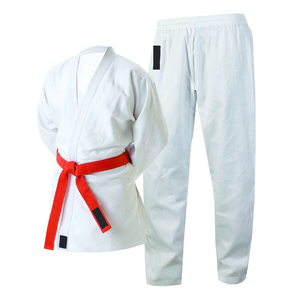 Logo personnalisable de haute qualité 100% coton Jiu Jitsu brésilien Gi Double vague bas prix 320g Arts martiaux karaté uniforme pour - Product Image 2
