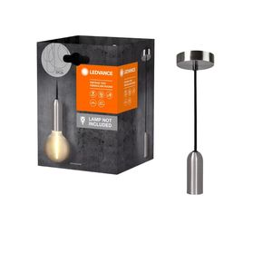 Lampada a sospensione in acciaio cromato 1xE27 Rotonda 1906 (Ledvance 092602) - Product Image 2