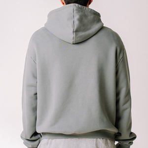 Sweat à capuche décontracté pour hommes Sweat-shirt baggy en polaire brossée douce pour l'hiver Vente en gros - Product Image 3