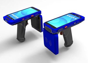 Điện thoại di động màu xanh răng máy quét mã vạch RFID <span class=keywords><strong>Reader</strong></span> cho Quản Lý Hàng Tồn Kho UHF RFID handheod <span class=keywords><strong>Reader</strong></span> - Product Image 6