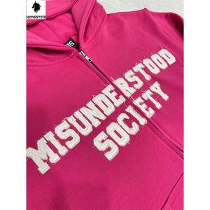 เสื้อฮู้ดผ้าฟลีซปักโลโก้ได้ตามต้องการของผู้ชายเสื้อสเวตเชิ้ตลำลองฤดูหนาวแบบลำลองเทคนิคการพิมพ์ลายนูนบนหน้าจอแบบ3D เทคนิคซักได้ - Product Image 2