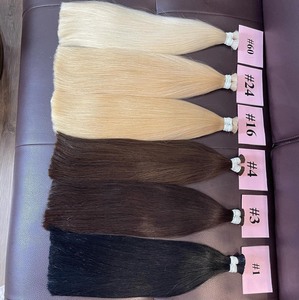 <b>TOP</b> PRODUCT! Hot Natural Straight Bulk Human Hair Extensions Raw Vietnamese Hair Manufacturer Vietnamese Ready to Ship - Product Image 3